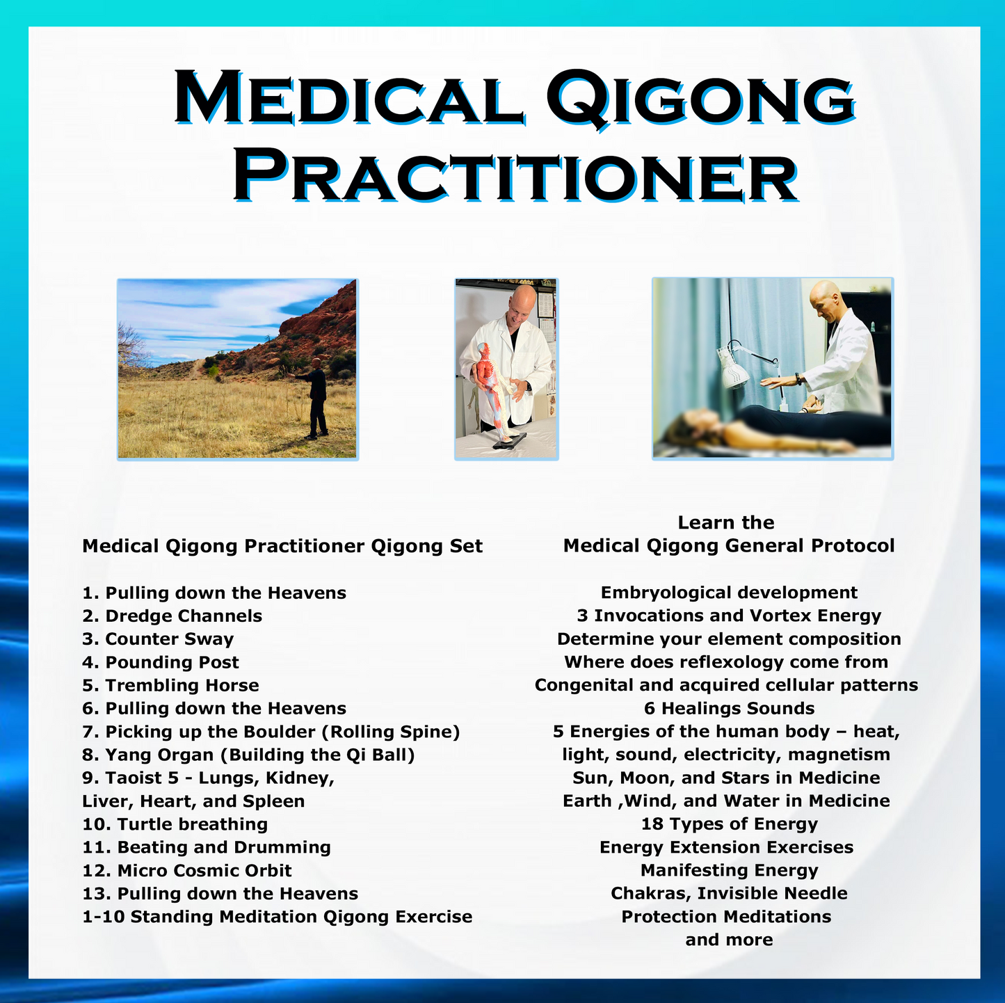 Medical Qigong Practitioner with Sifu JC - 12 Weeks