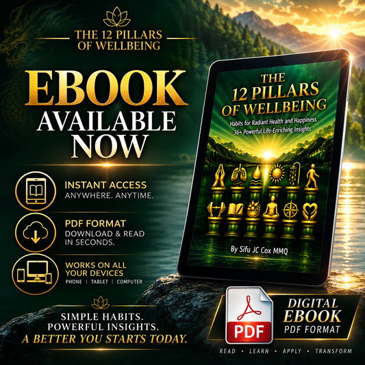 eBook - The 12 Pillars of Wellbeing - Habits for Radiant Health and Happiness by Sifu JC