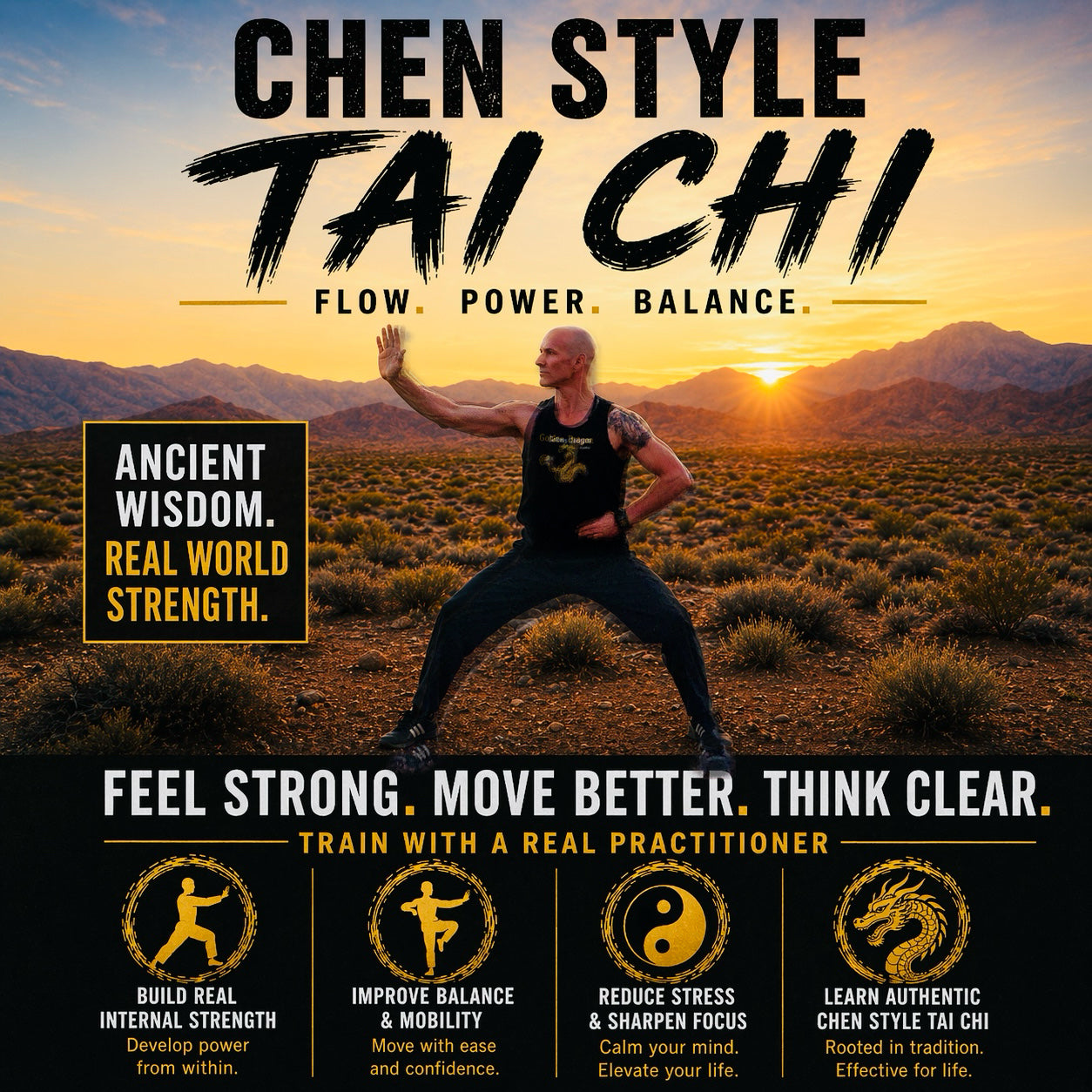 Chen Style Tai Chi Chuan - 12 Weeks in Person on Online
