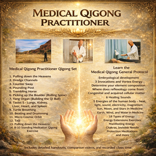 Medical Qigong Practitioner with Sifu JC - 12 Weeks